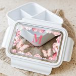 Παιδικό Δοχείο Φαγητού Λευκό – Lunch Box με Πεταλούδες
