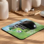 Mousepad Παιδικό για Αγόρι με Σχέδιο Ασπρόμαυρη Φανέλα