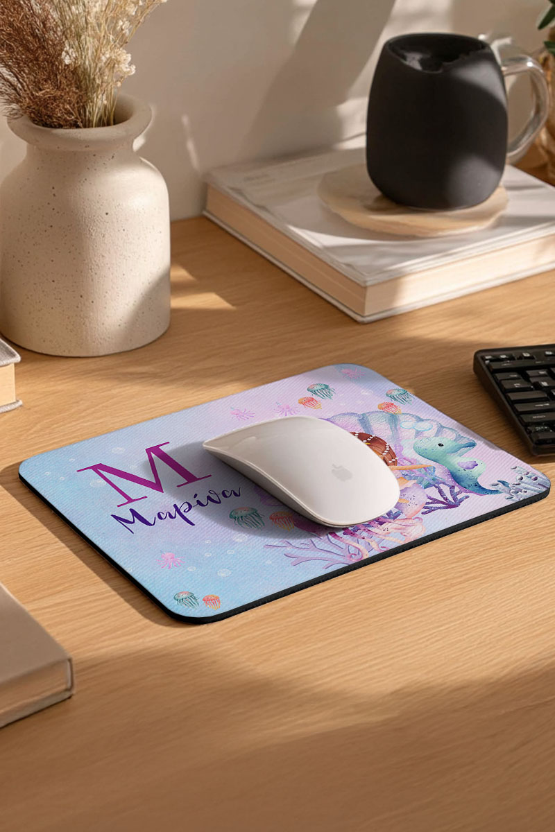 Mousepad Παιδικό για Κορίτσι με Σχέδιο Γοργόνα στη Θάλασσα