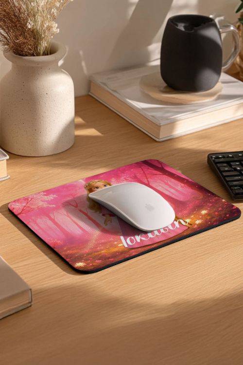 Προσωποποιημένο Mousepad για Κορίτσι με Σχέδιο Πριγκίπισσα