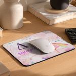 Mousepad Παιδικό για Κορίτσι με Όνομα και Σχέδιο Μπαλαρίνα