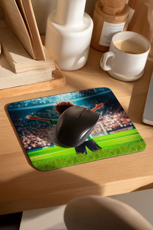Mousepad για Παιδιά με Σχέδιο Πράσινο Ποδοσφαιριστή