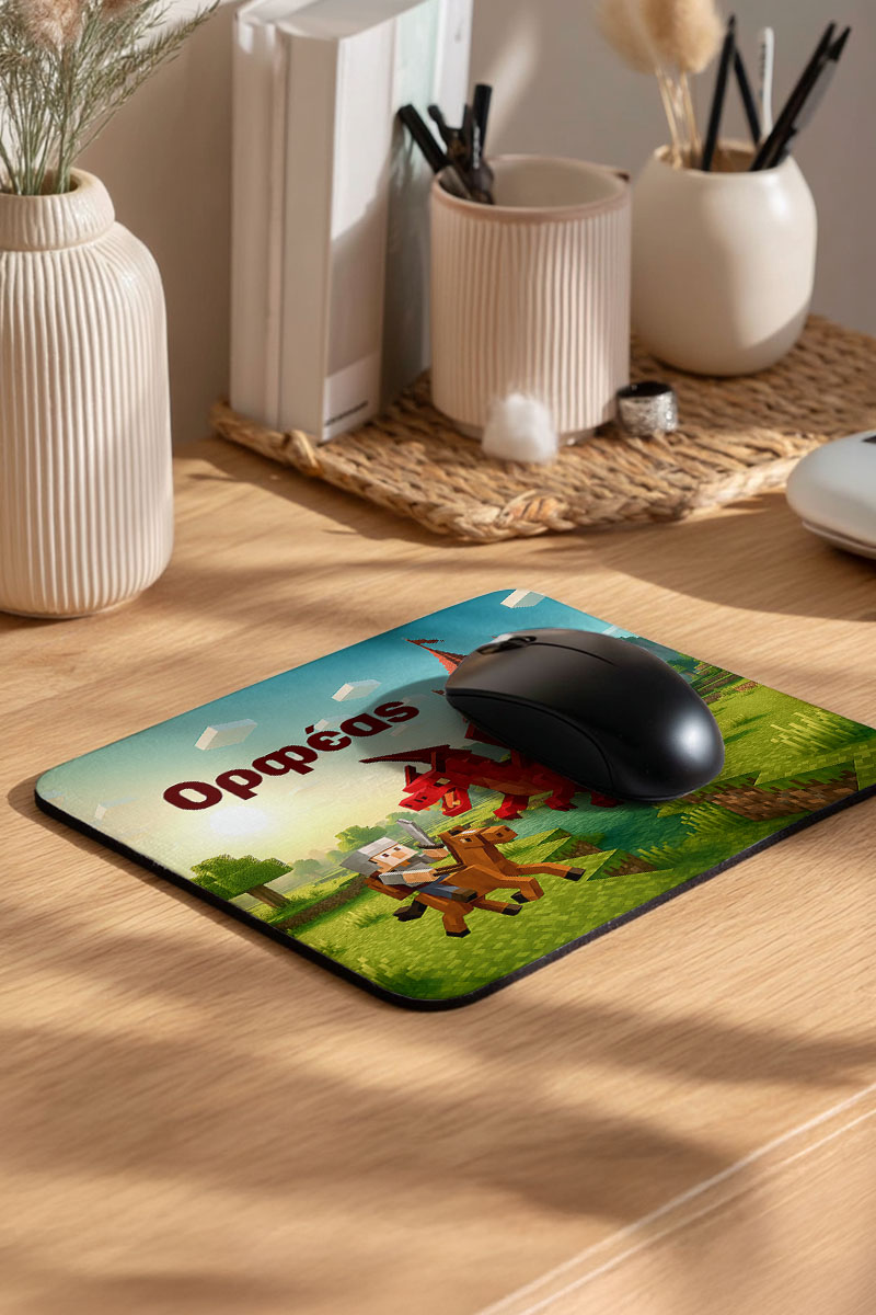 Παιδικό Προσωποποιημένο Mousepad με Δράκο και Κάστρο