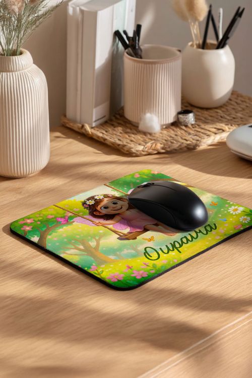 Mousepad για Κορίτσι με Εκτύπωση και Σχέδιο Νεράιδα