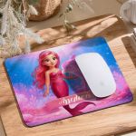 Mousepad Παιδικό για Κορίτσι, Προσωποποιημένο με Γοργόνα
