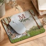 Mousepad Παιδικό για Αγόρι με Σχέδιο Ζώα σε Αυτοκίνητο