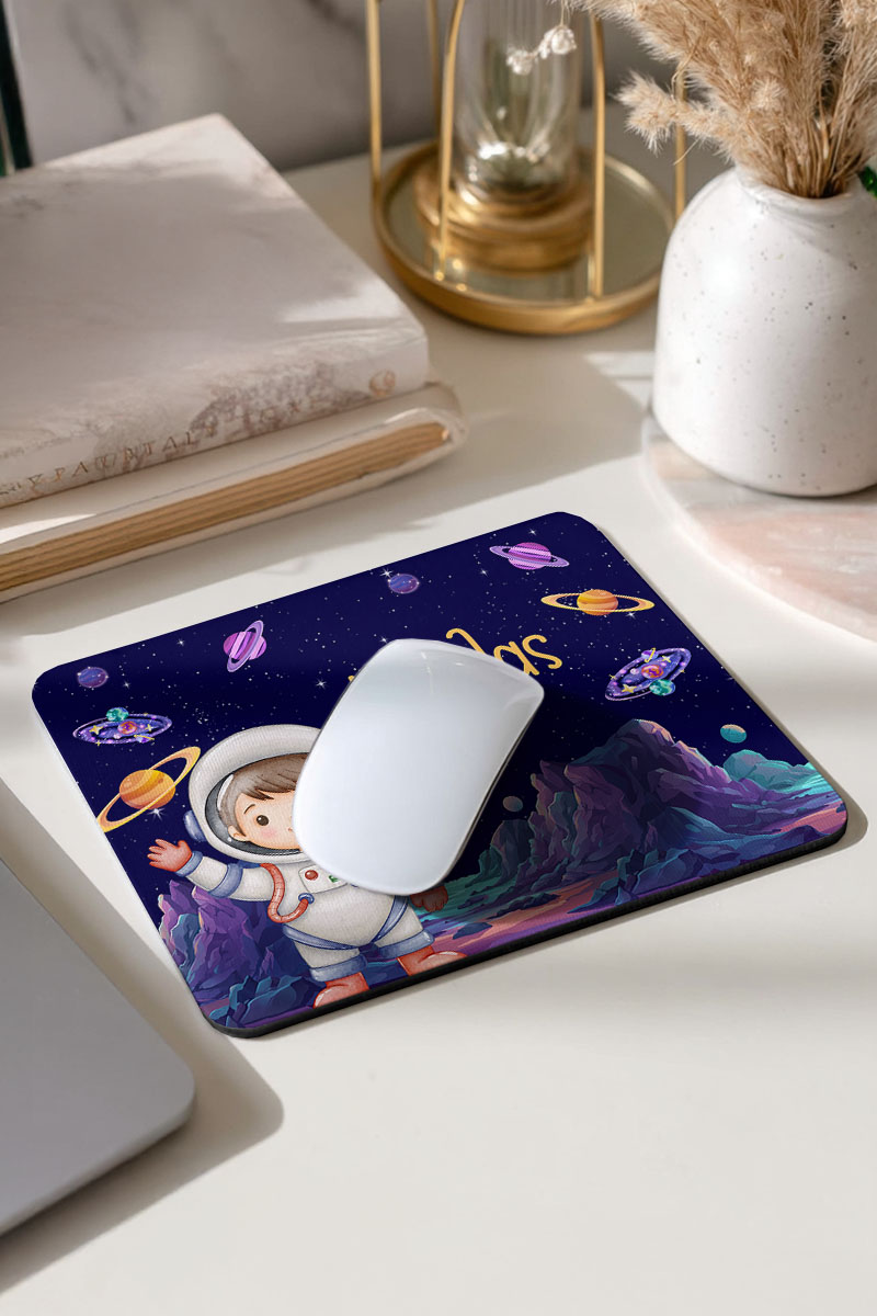Mousepad Παιδικό για Αγόρι με Αστροναύτη και Όνομα