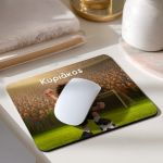 Προσωποποιημένο Mousepad για Αγόρι με Ασπρόμαυρο Παίχτη