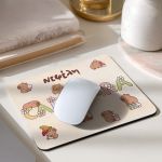 Mousepad Παιδικό για Κορίτσι, Προσωποποιημένο με Capybara