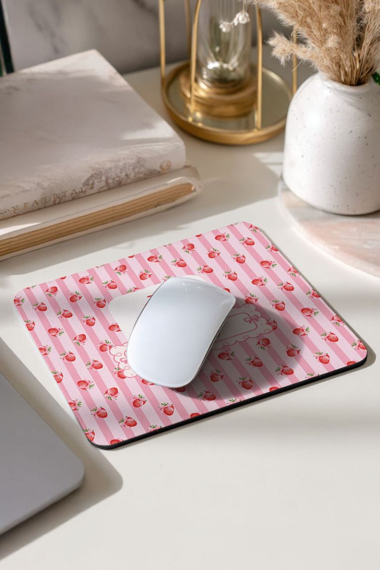 Mousepad Προσωποποιημένο με Εκτύπωση και Σχέδιο Φράουλες