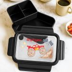 Παιδικό Δοχείο Φαγητού Μαύρο – Lunch Box με Monster Truck