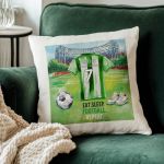 Μαξιλάρι Προσωποποιημένο με Όνομα και Πράσινη Φανέλα