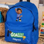 Σχολική Τσάντα Πλάτης Νηπιαγωγείου Μπλε με Ποδοσφαιριστή