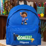 Σχολική Τσάντα Πλάτης Νηπιαγωγείου Μπλε με Ποδοσφαιριστή