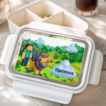 Προσωποποιημένο Λευκό Δοχείο Φαγητού με Video Game