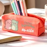 Προσωποποιημένη Σχολική Κασετίνα Κοραλί με Σχέδιο Squishees