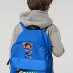 Σχολική Τσάντα Πλάτης Νηπιαγωγείου Μπλε με Ποδοσφαιριστή