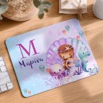 Mousepad Παιδικό για Κορίτσι με Σχέδιο Γοργόνα στη Θάλασσα