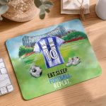 Mousepad Παιδικό για Αγόρι με Σχέδιο Γαλανόλευκη Φανέλα