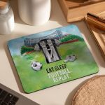 Mousepad Παιδικό για Αγόρι με Σχέδιο Ασπρόμαυρη Φανέλα