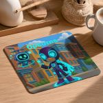 Παιδικό Mousepad για Αγόρι με Σούπερ Ήρωα και Όνομα