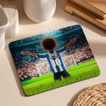 Mousepad για Παιδιά με Σχέδιο Κυανόλευκo Ποδοσφαιριστή