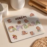 Mousepad Παιδικό για Κορίτσι, Προσωποποιημένο με Capybara