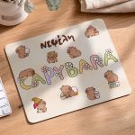 Mousepad Παιδικό για Κορίτσι, Προσωποποιημένο με Capybara