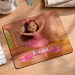 Mousepad Παιδικό για Κορίτσι με Σχέδιο Μπαλαρίνα
