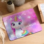 Mousepad για Κορίτσι με Εκτύπωση και Σχέδιο Μονόκερο