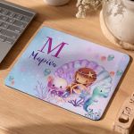 Mousepad Παιδικό για Κορίτσι με Σχέδιο Γοργόνα στη Θάλασσα
