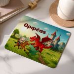 Παιδικό Προσωποποιημένο Mousepad με Δράκο και Κάστρο