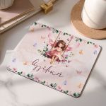 Mousepad Παιδικό για Κορίτσι με Σχέδιο Νεράιδα & Πεταλούδες