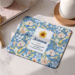 Προσωποποιημένο Mousepad με Εκτύπωση και Σχέδιο Λουλούδια