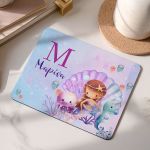 Mousepad Παιδικό για Κορίτσι με Σχέδιο Γοργόνα στη Θάλασσα