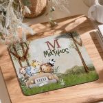 Mousepad Παιδικό για Αγόρι με Σχέδιο Ζώα σε Αυτοκίνητο