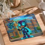 Παιδικό Mousepad για Αγόρι με Σούπερ Ήρωα και Όνομα