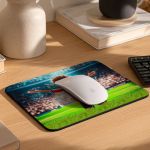 Mousepad για Παιδιά με Σχέδιο Ερυθρόλευκo Ποδοσφαιριστή
