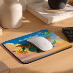 Mousepad Παιδικό για Αγόρι με Σχέδιο Δράκους και Πολεμιστή