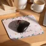 Mousepad Παιδικό για Κορίτσι με Σχέδιο Νεράιδα & Πεταλούδες