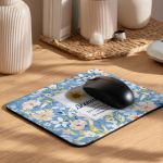 Προσωποποιημένο Mousepad με Εκτύπωση και Σχέδιο Λουλούδια