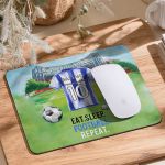 Mousepad Παιδικό για Αγόρι με Σχέδιο Γαλανόλευκη Φανέλα