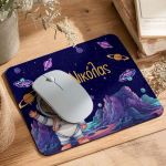 Mousepad Παιδικό για Αγόρι με Αστροναύτη και Όνομα