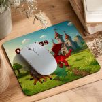 Παιδικό Προσωποποιημένο Mousepad με Δράκο και Κάστρο
