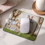 Mousepad Παιδικό για Αγόρι με Σχέδιο Ζώα σε Αυτοκίνητο