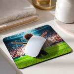 Mousepad για Παιδιά με Σχέδιο Κιτρινόμαυρο Ποδοσφαιριστή