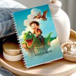 Τετράδιο Σπιράλ Α4 με Θέματα, Προσωποποιημένο με Δεινόσαυρο