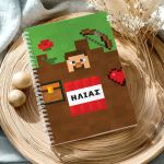 Τετράδιο Σπιράλ Α4 με Θέματα και Σχέδιο Retro Video Game