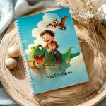 Τετράδιο Σπιράλ Α4 με Θέματα, Προσωποποιημένο με Δεινόσαυρο