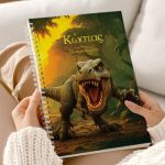 Τετράδιο Σπιράλ Α4 με Θέματα και Σχέδιο Δεινόσαυρο